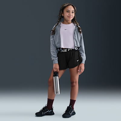 Nike Pro Older Kids' (Girls') Dri-FIT 2-in-1 Shorts. Nike BG
